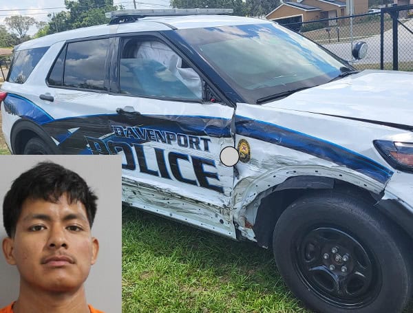 Orlando Man Arrested After Crashing Into Davenport Police Car Drunk With No License