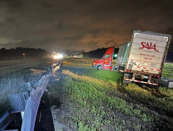 Jacksonville Truck Driver Escapes Injury In Hillsborough County I-75 Crash