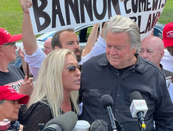Georgia Rep. MTG Blasts Republicans As Steve Bannon Begins 4-Month Prison Sentence