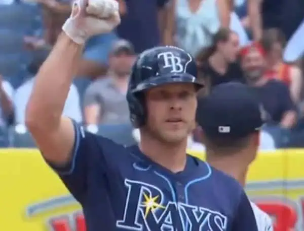 Tampa Bay Rays’ Taylor Walls Celebrates With Trump-Inspired “Fight Fight”