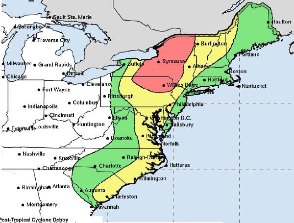 Northeast Braces For Flash Floods, Tornadoes; New Tropical Threat Could Eye Florida