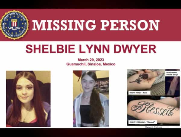 FBI Seeks Missing Teen Shelbie Lynn Dwyer Who Traveled To Mexico From Washington: $10,000 Reward