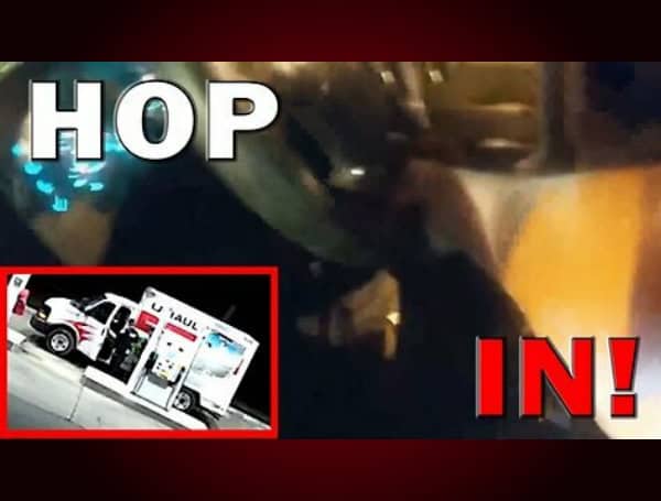 Suspect In Stolen U-Haul Takes Officers For A Short Ride On Video! LEO Talk Show
