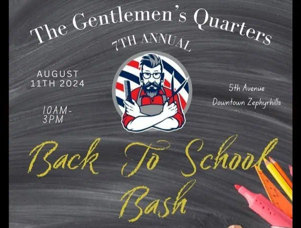 7th Annual Back To School Bash In Zephyrhills Offers Free Haircuts, Fun, And School Supply Drive