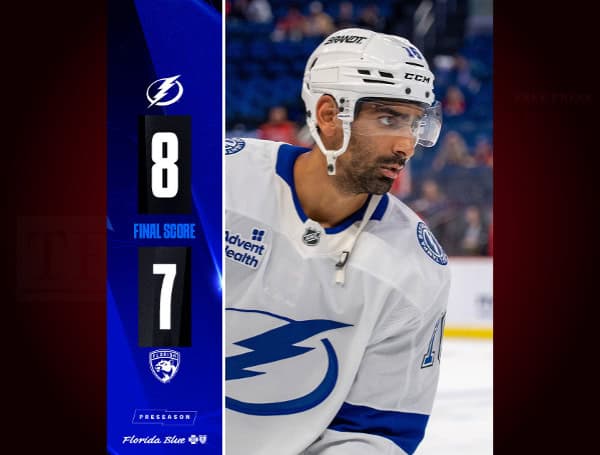 Tampa Bay Lightning Win Preseason Thriller Over Panthers In Orlando