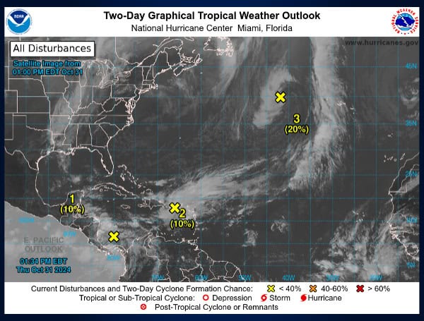 Tropical Threats Looms: Caribbean Disturbances Could Develop Into Cyclones