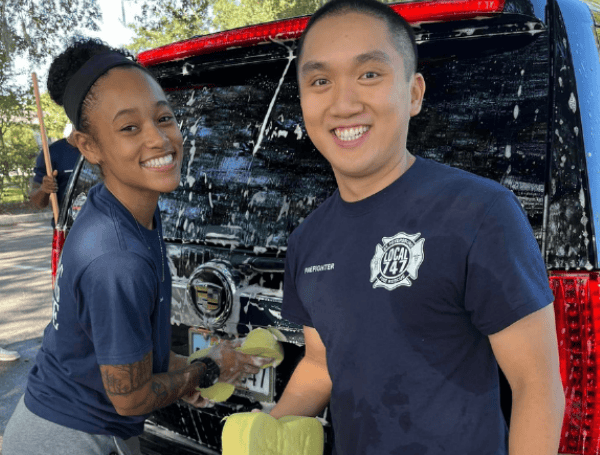 St. Petersburg Firefighters And Lifeguards Team Up For Car Wash To Fund Free Swim Lessons