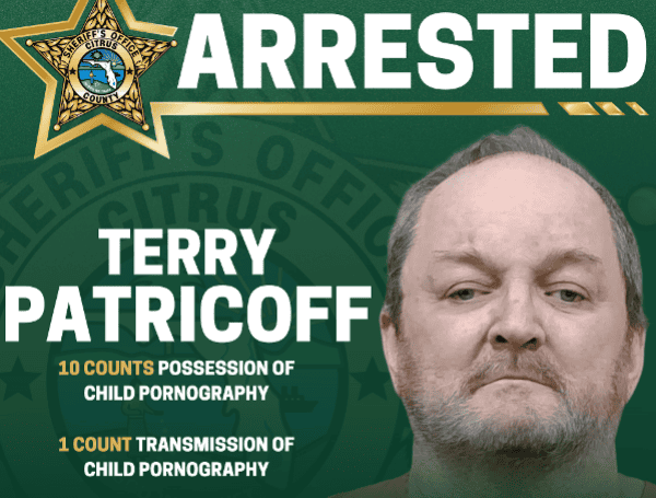 60-Year-Old Citrus County Man Arrested On Child Pornography Charges