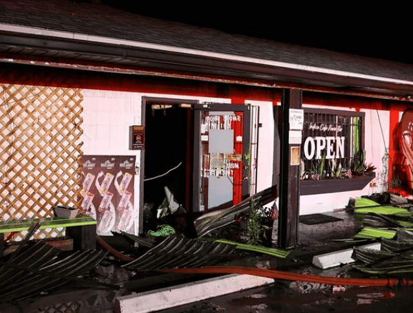 Early Morning Blaze Engulfs Tampa Smoke Shop
