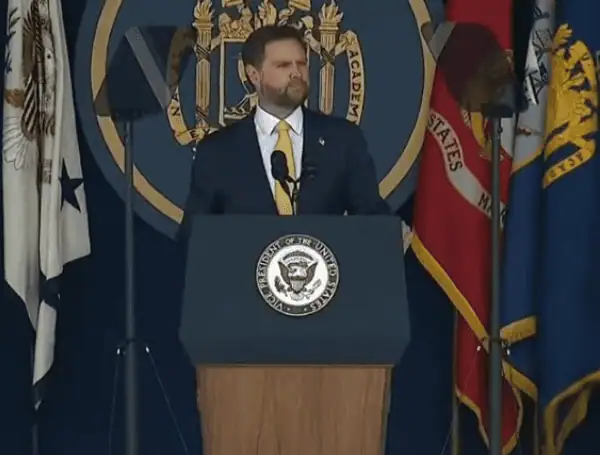 Vice President J.D. Vance Sets Politics Aside, Hails Naval Academy Graduates As Nation’s Pride