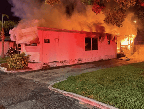 Clearwater Mobile Home Fire Leaves One Injured