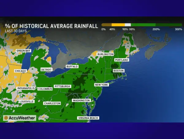 East And South U.S. Slammed By Record Wet May; Severe Storms, More Rain On Horizon