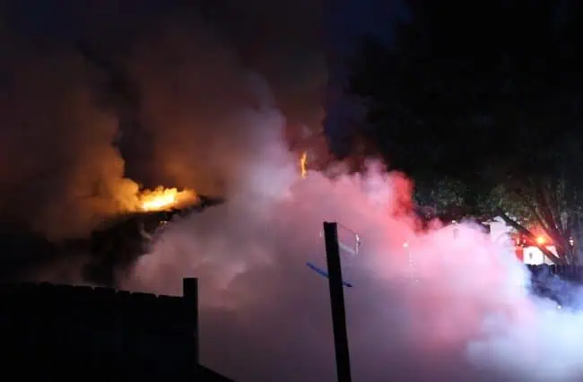 Hillsborough County Fire Rescue Battles Early Morning Blaze On Pittsfield Ave In Tampa