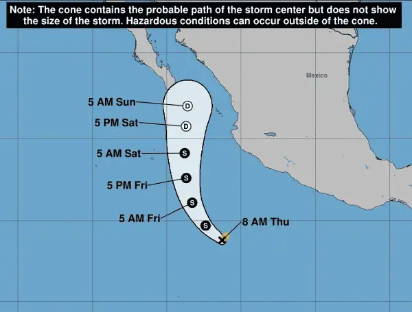 First Of 2025: Tropical Storm Alvin Forms, Poses Threat To Western Mexico