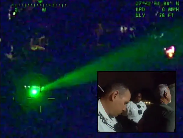 Laser Strike On HCSO Helicopter Leads To Arrest Of 58-Year-Old Man In Riverview